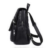 Leisure Women's Backpack Soft PU Leather Handbag Shoulder Bag Travel Schoolbags