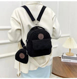 Personalized Embroidery Toddler Backpack with Little Purse