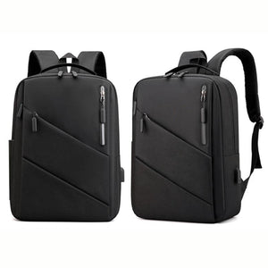 Waterproof Business Backpack Men Reflective Stylish Backpacks USB Charging Bag