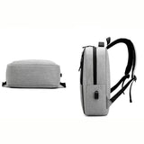 Waterproof Business Backpack Men Reflective Stylish Backpacks USB Charging Bag
