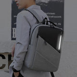 Waterproof Business Backpack Men Reflective Stylish Backpacks USB Charging Bag