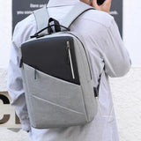Waterproof Business Backpack Men Reflective Stylish Backpacks USB Charging Bag