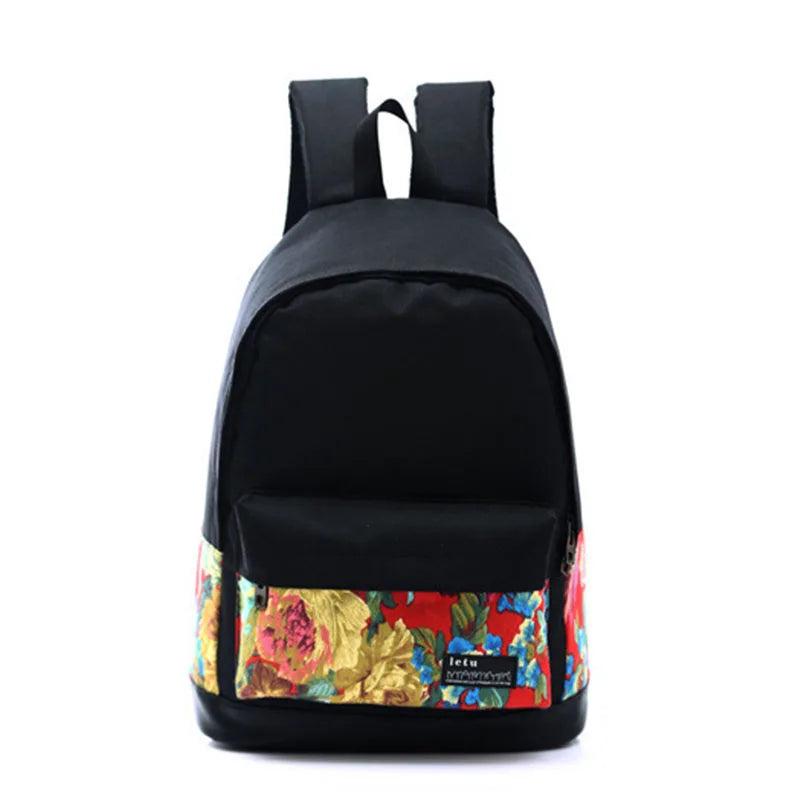 Girls Preppy Style Backpack Vintage Rucksack 15