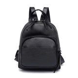Mini PU Leather Backpack for Teens College School Travel