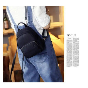 Mini Camo School Bag Style Backpack All-match Female Nylon Waterproof