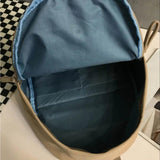 Solid Backpacks Students Brief Unisex Couples Travel Casual All-match School Bag