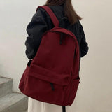Nylon Backpack Unisex Casual High Street Girls School Bag Book Laptop Rucksack