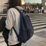 Nylon Backpack Unisex Casual High Street Girls School Bag Book Laptop Rucksack