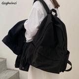 Nylon Backpack Unisex Casual High Street Girls School Bag Book Laptop Rucksack