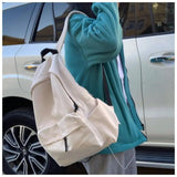 Nylon Backpack Unisex Casual High Street Girls School Bag Book Laptop Rucksack