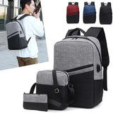 Men's 15.6-Inch Laptop Business Backpack Set