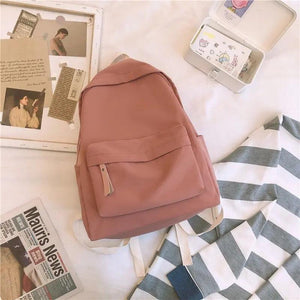 Women Portable Travel Backpack Nylon Shoulder Girl Laptop Bag