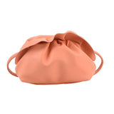One-Shoulder Messenger Dumpling Bag Artifici...