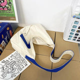 Student Casual Canvas Shoulder Bag Teen School Laptop Messenger Bag