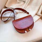 Retro PU Shoulder Satchel Casual Girls Messenger Bag