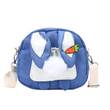 Girl Little Bag Tide Ins Japanese Cartoon Funny Canvas Bag Student Shoulder Mess