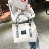 Canvas Tote Bag Large Capacity Casual Shoulder Messenger Bag
