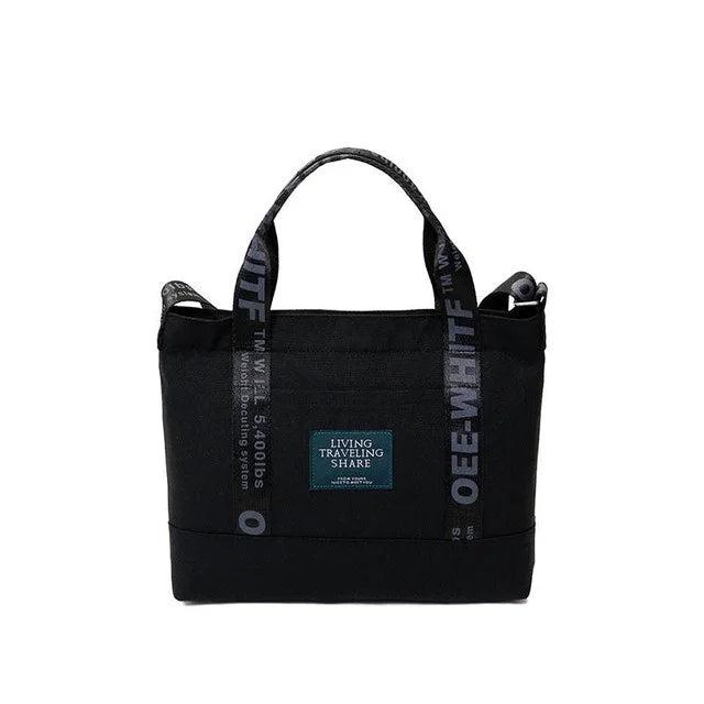 Canvas Tote Bag Large Capacity Casual Shoulder Messenger Bag