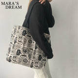 Mara's Dream High Capacity Women's Tote Bag Canvas Shopper Bag