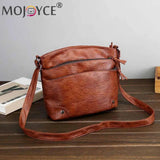 Vintage Women Soft PU Leather Shoulder Crossbody Bag
