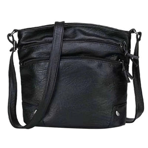 Vintage Women Soft PU Leather Shoulder Crossbody Bag