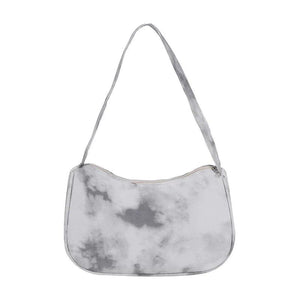 Summer Canvas Underarm Bag Zipper Lady Shoulder Bag