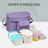 Stroller Organizer Bag Multifunction Bottle Holder Water Resistant Diaper Mommy