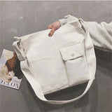 Canvas Crossbody Shoulder Bag Women's Casual Tote Large Capacity