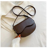 Niche Half Moon Shoulder Crossbody Retro Bag
