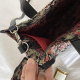 Vintage Floral Mini Style Shoulder Bag Female Flower Messenger Bags