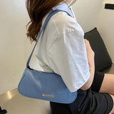 Nylon Underarm Shoulder Crossbody Bag Women Girls Students Handbag