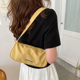 Nylon Underarm Shoulder Crossbody Bag Women Girls Students Handbag
