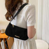 Nylon Underarm Shoulder Crossbody Bag Women Girls Students Handbag