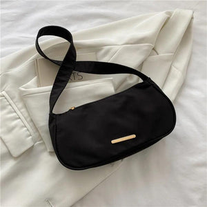 Nylon Underarm Shoulder Crossbody Bag Women Girls Students Handbag