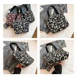 Large Canvas Bag for College Students