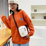 Corduroy Shoulder Bag Multi-layer Zipper Handbags