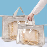 PVC Bag Women Dust Bag Storage Bags Transparent Jelly Protective Bag