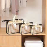 PVC Bag Women Dust Bag Storage Bags Transparent Jelly Protective Bag