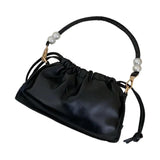 Stylish Beaded Cross Body Bag with Knot Detail