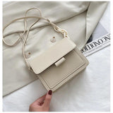 Women's Small Crossbody Bag Lightweight Flap Handbag