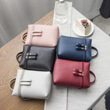 Vintage Small Crossbody Bag Lady Purse Phone Bag PU Leather Versatile Shoulder B