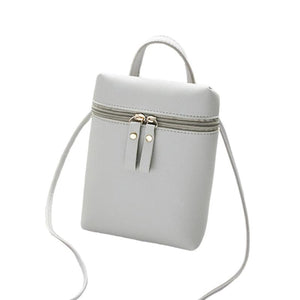 Vintage Small Crossbody Bag Lady Purse Phone Bag PU Leather Versatile Shoulder B