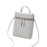 Vintage Small Crossbody Bag Lady Purse Phone Bag PU Leather Versatile Shoulder B