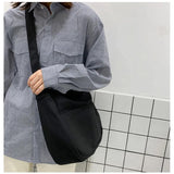 Large Capacity Canvas Shoulder Bag School Bag