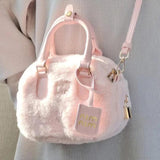 Women's Pink Messenger Bag Japanese Cotton Shoulder Bag