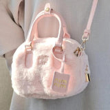 Women's Pink Messenger Bag Japanese Cotton Shoulder Bag