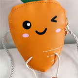 Carrot Crossbody Bag Mini Purse for Kids