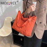 Quilted Messenger Bag Cotton Shoulder Messenger Bag Large Capacity