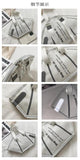 Women Large Mask Shopping Bag Canvas Shoulder Bag Tote Bag