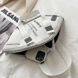 Women Large Mask Shopping Bag Canvas Shoulder Bag Tote Bag